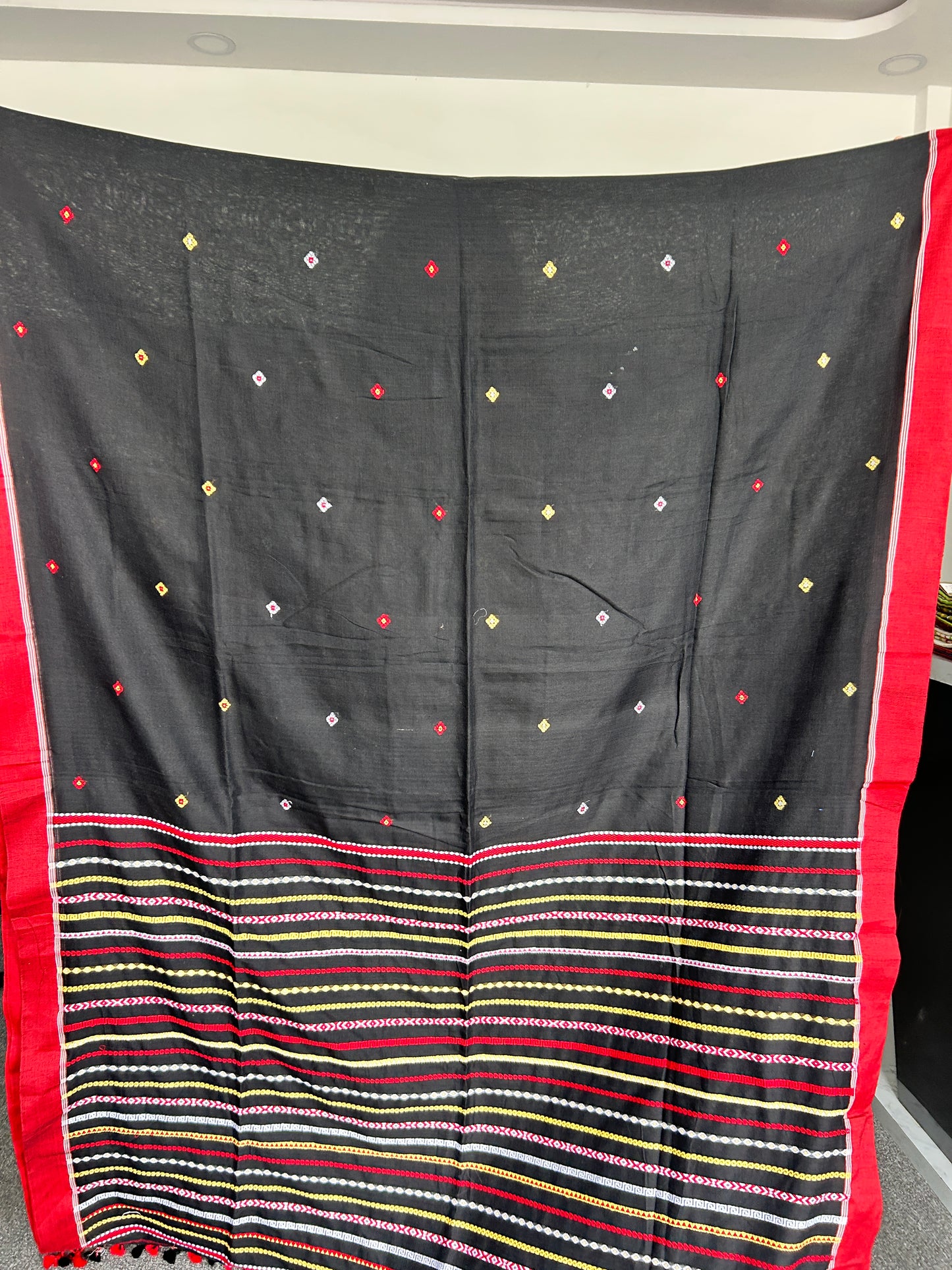 BLACK BEGAMPURI SAREE