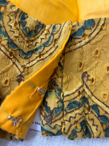 YELLOW HAKOBA BLOUSE