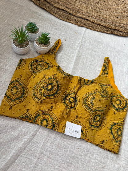 YELLOW HAKOBA BLOUSE