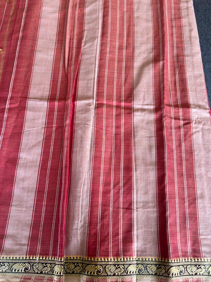 PINK NARAYANPET SAREE