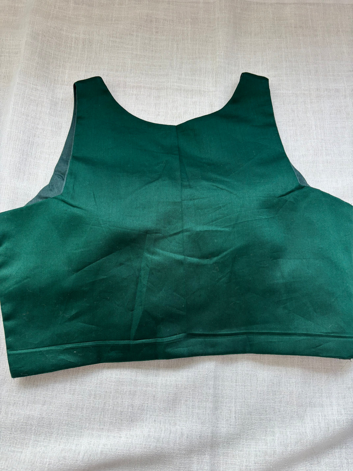 GREEN COTTON BLOUSE
