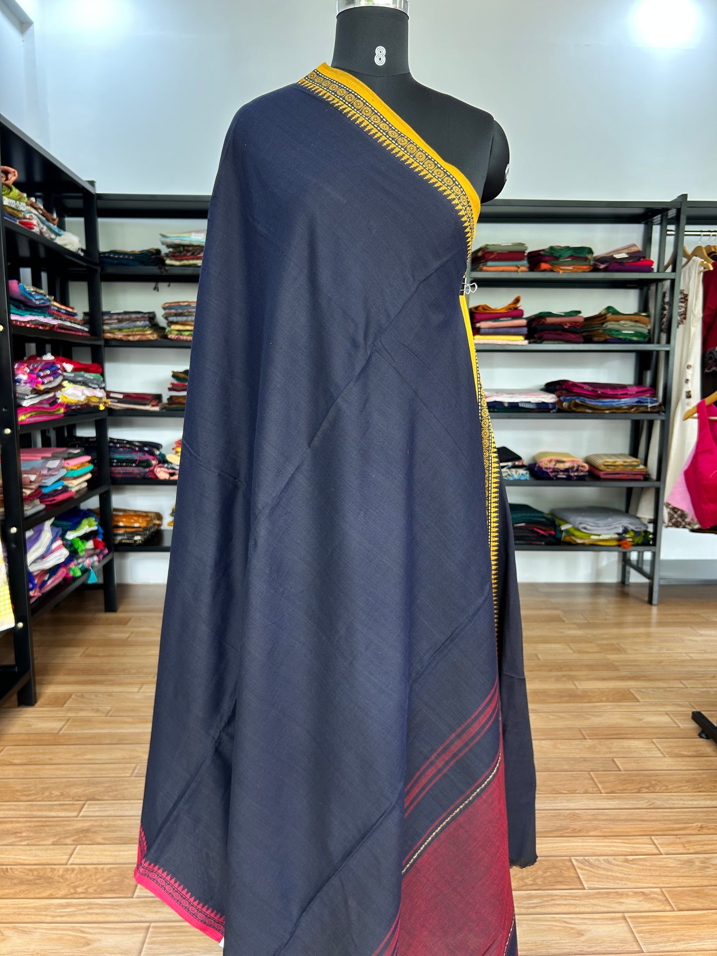 BLACK DHANIAKHALI SAREE