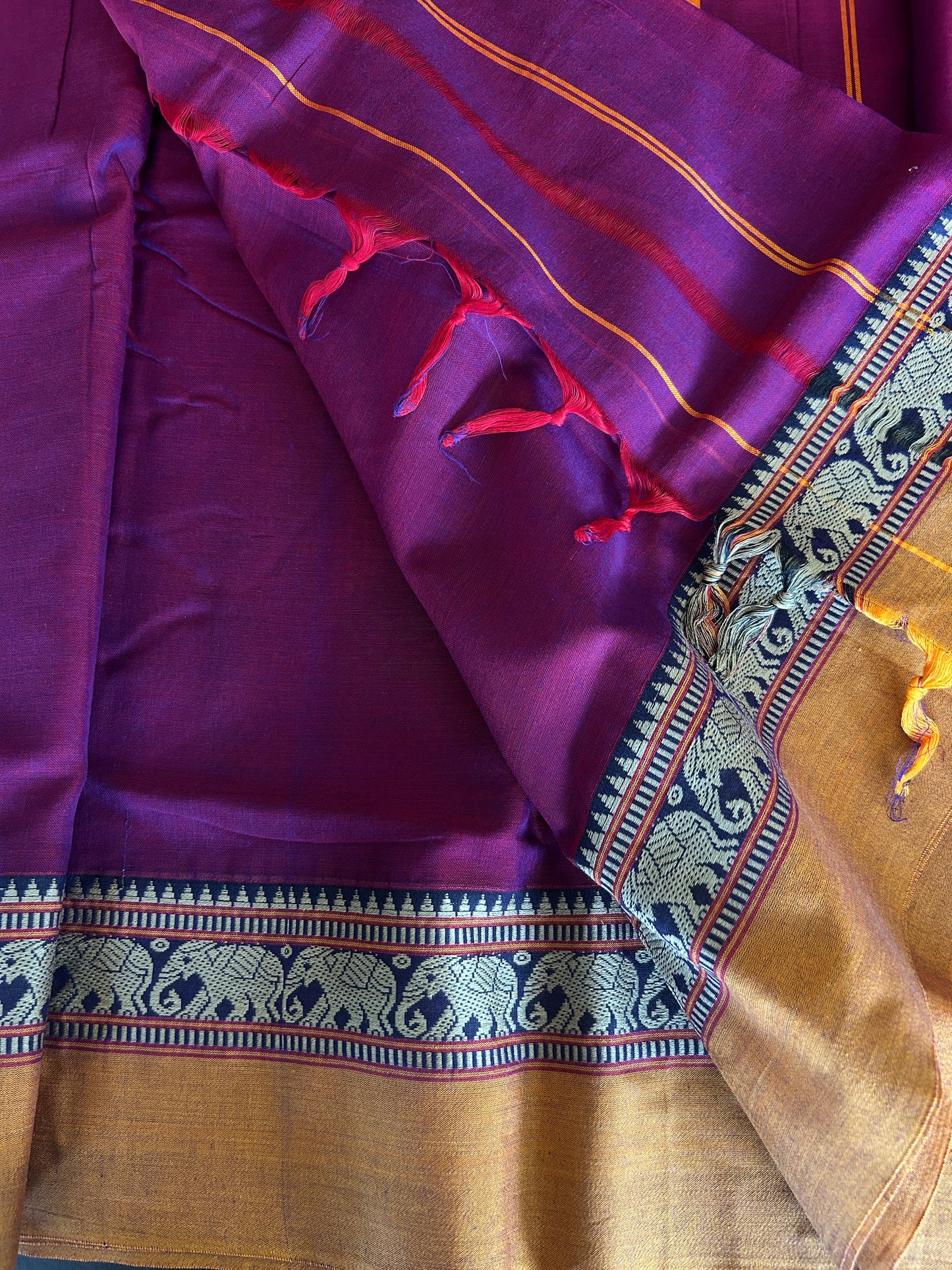 PINK NARAYANPET SAREE