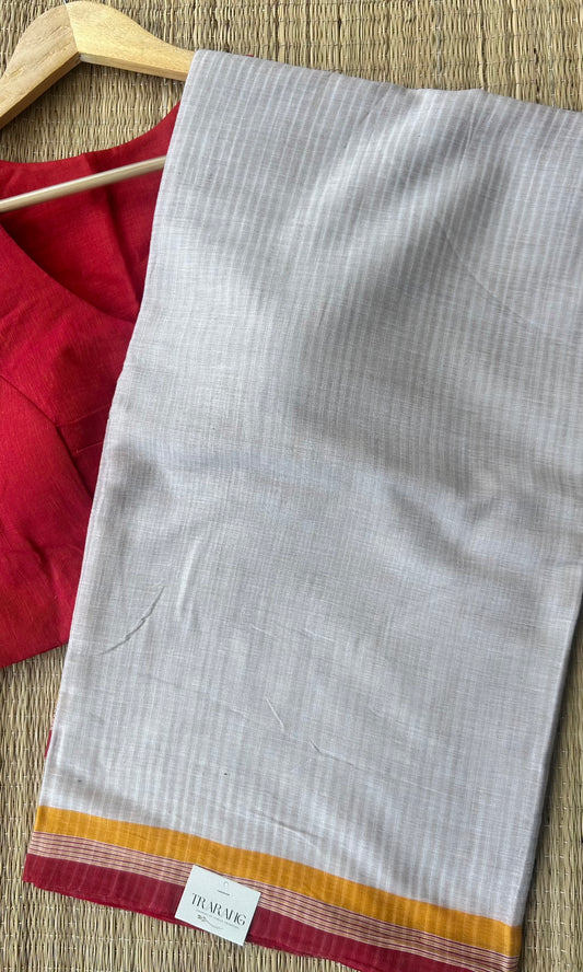 WHITE DHANIAKHALI SAREE
