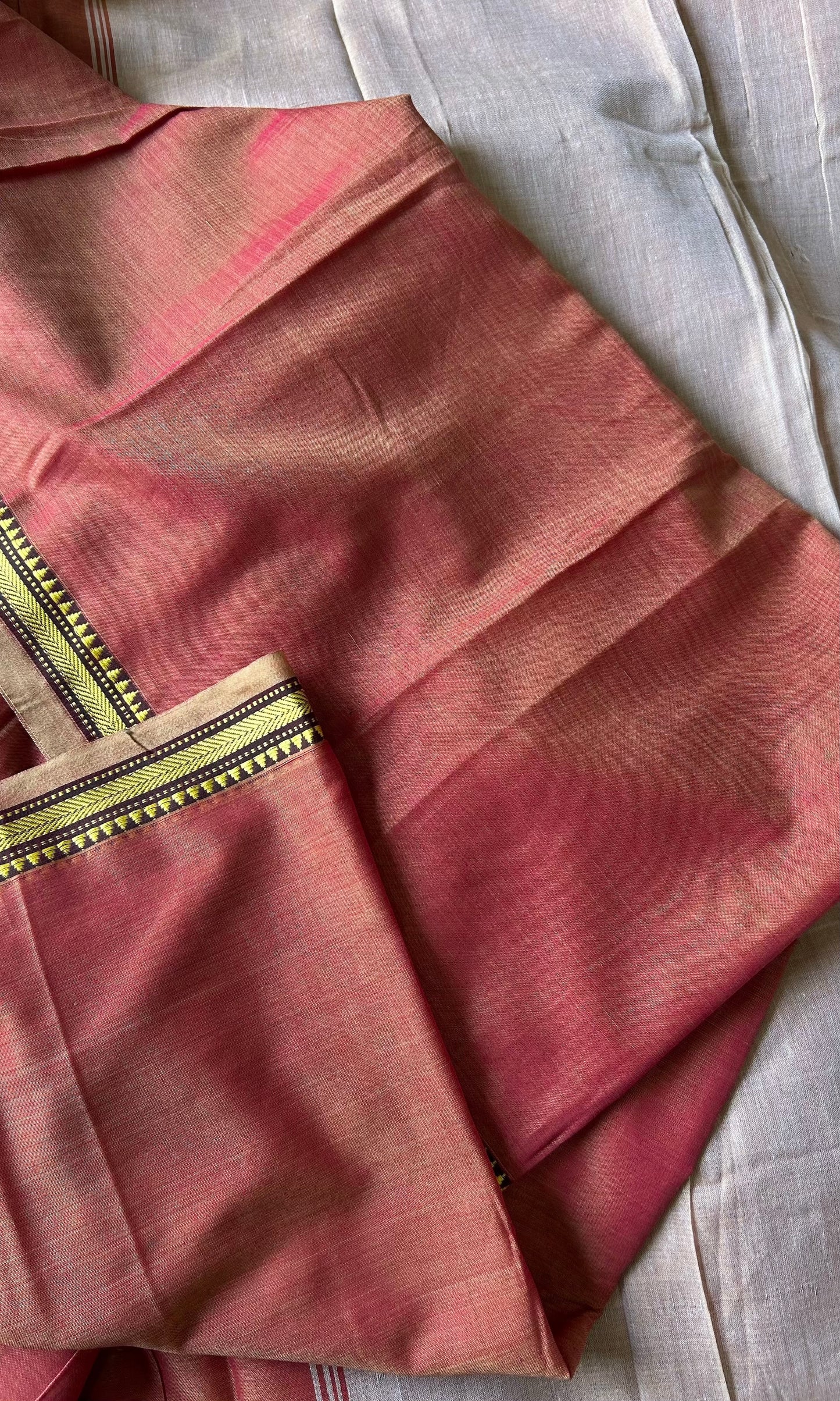 PEACH NARAYANPET SAREE