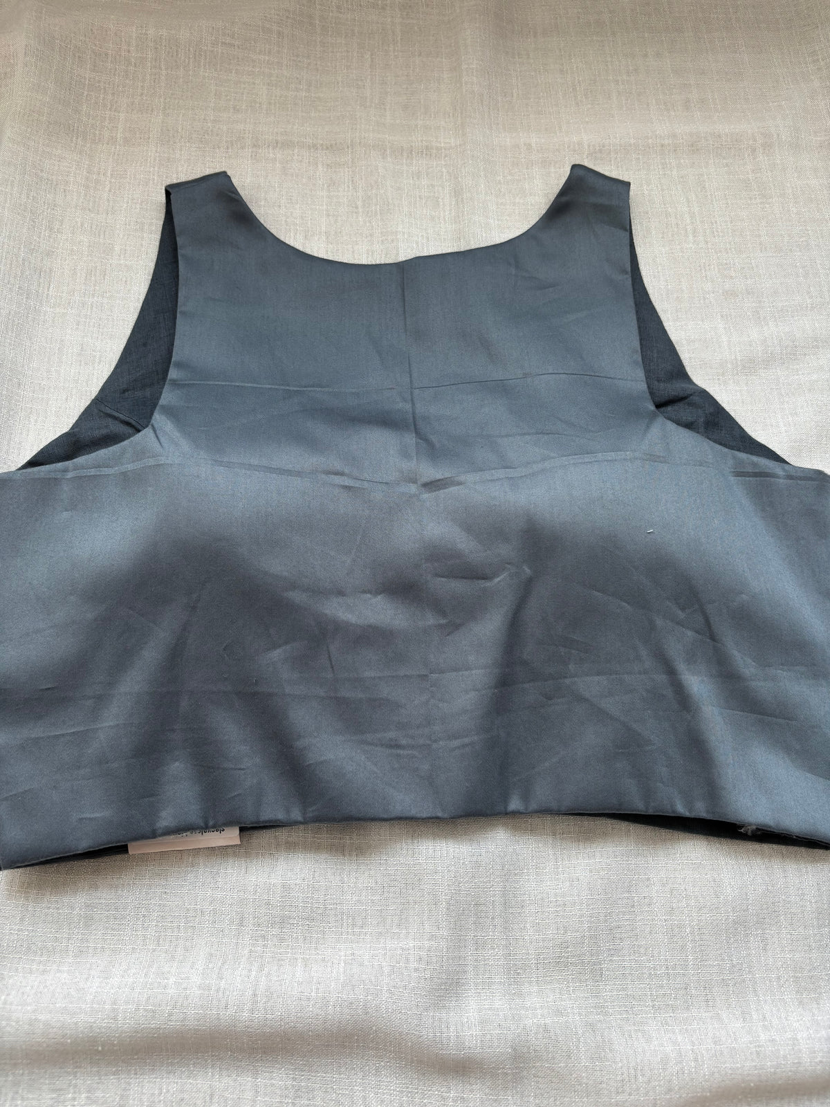 GREY COTTON BLOUSE