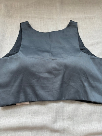 GREY COTTON BLOUSE