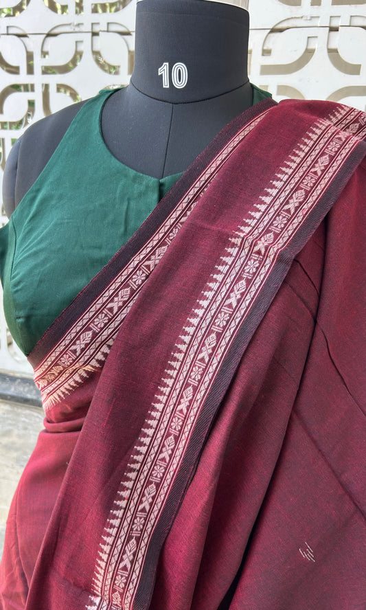 BROWN DHANIAKHALI SAREE