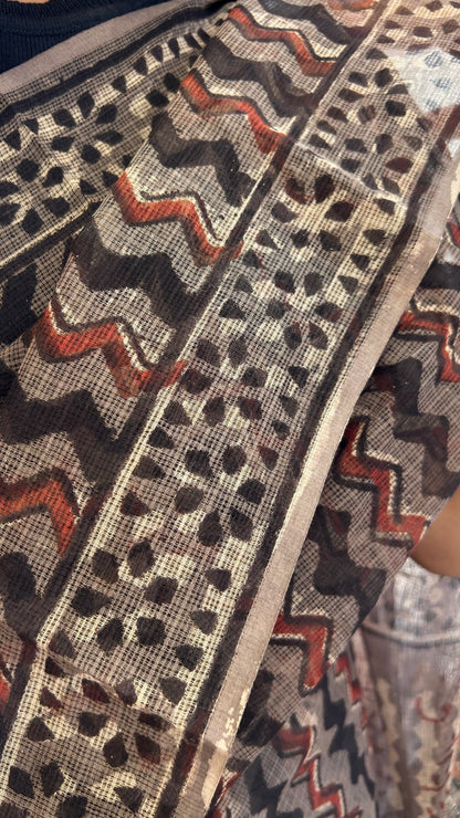 Black kota saree
