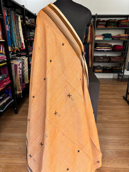 ORANGE BHUJODI SAREE