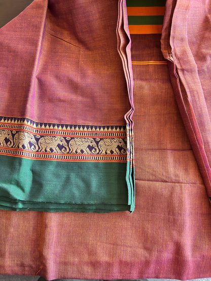 PEACH NARAYANPET SAREE
