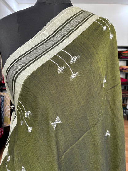GREEN BHUJODI SAREE