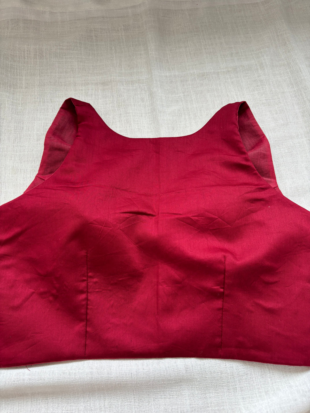 MAROON COTTON BLOUSE