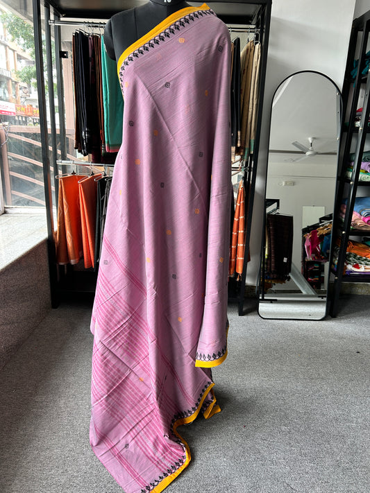 PINK DHANIAKHALI SAREE