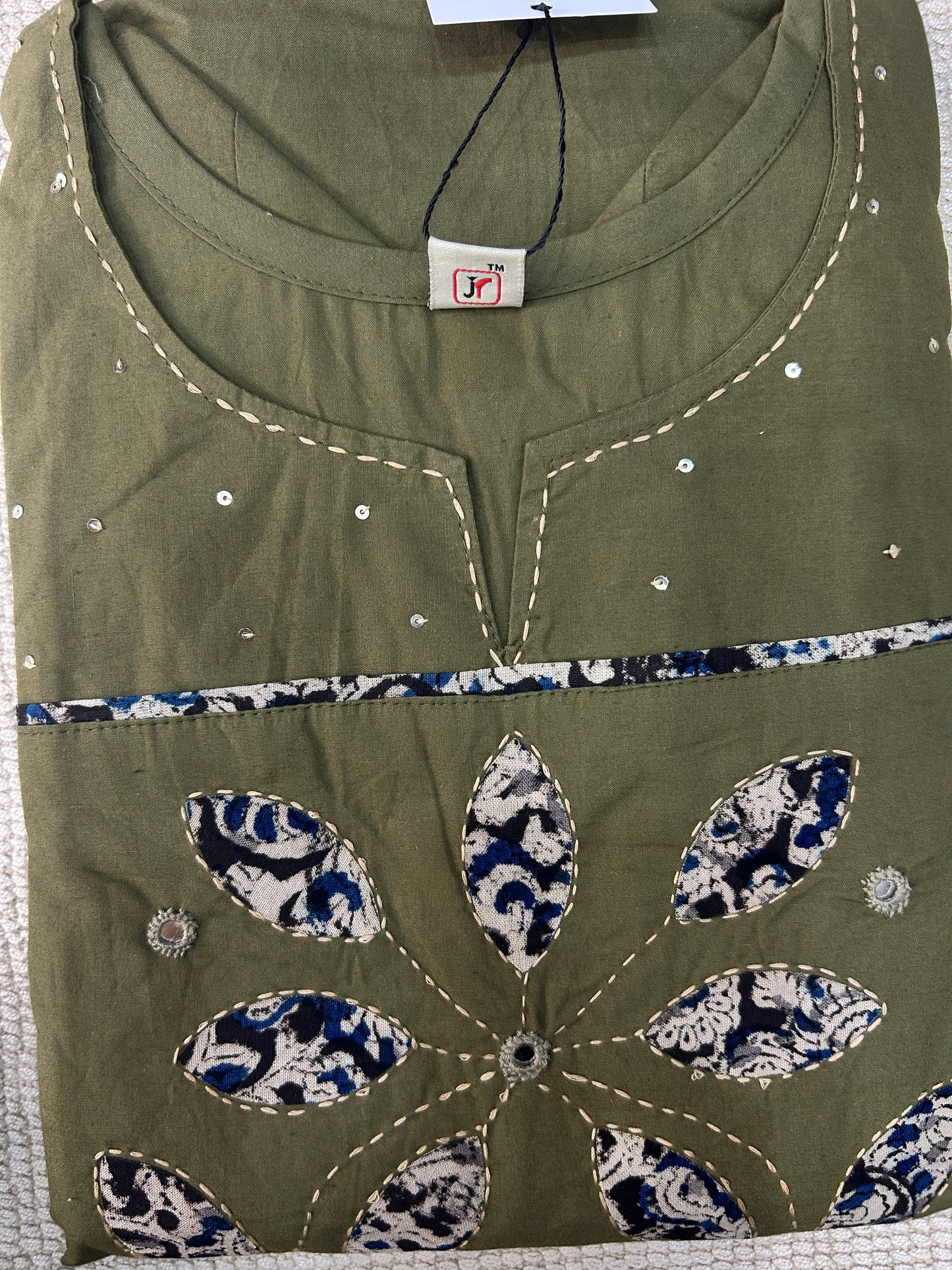 GREEN GAMTHI COTTON SUIT