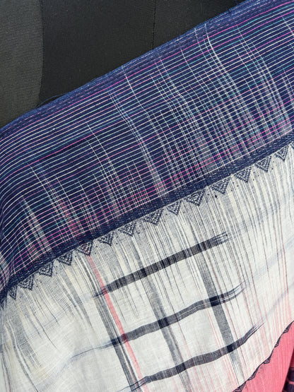 BLUE DHANIAKHALI SAREE