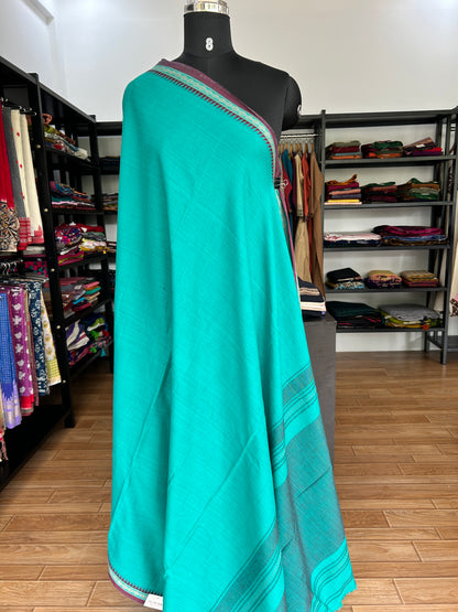 BLUE DHANIAKHALI SAREE