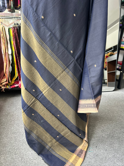 BLACK DHANIAKHALI SAREE