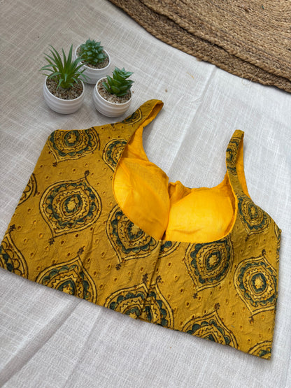 YELLOW HAKOBA BLOUSE