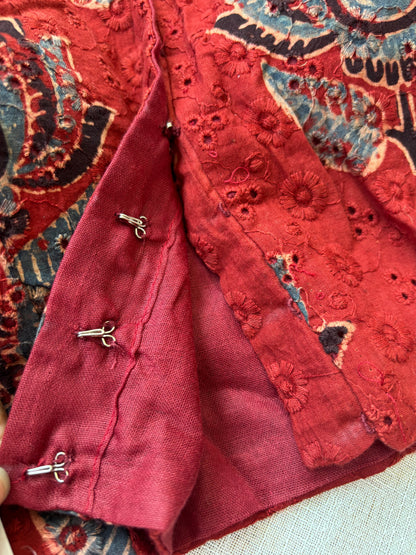 MARRON HAKOBA BLOUSE