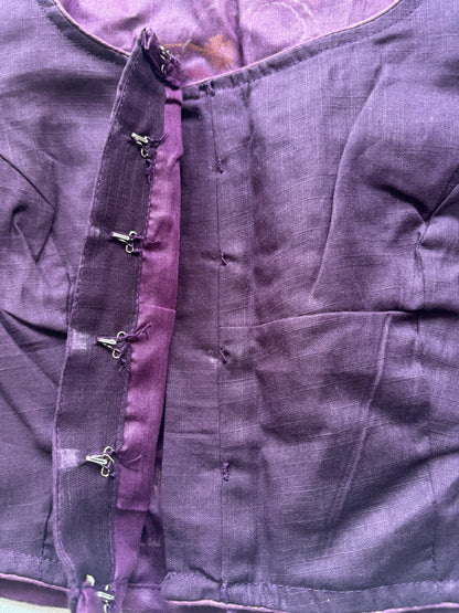 Brown Embroidered blouse