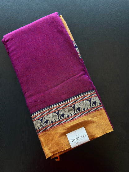 PINK NARAYANPET SAREE