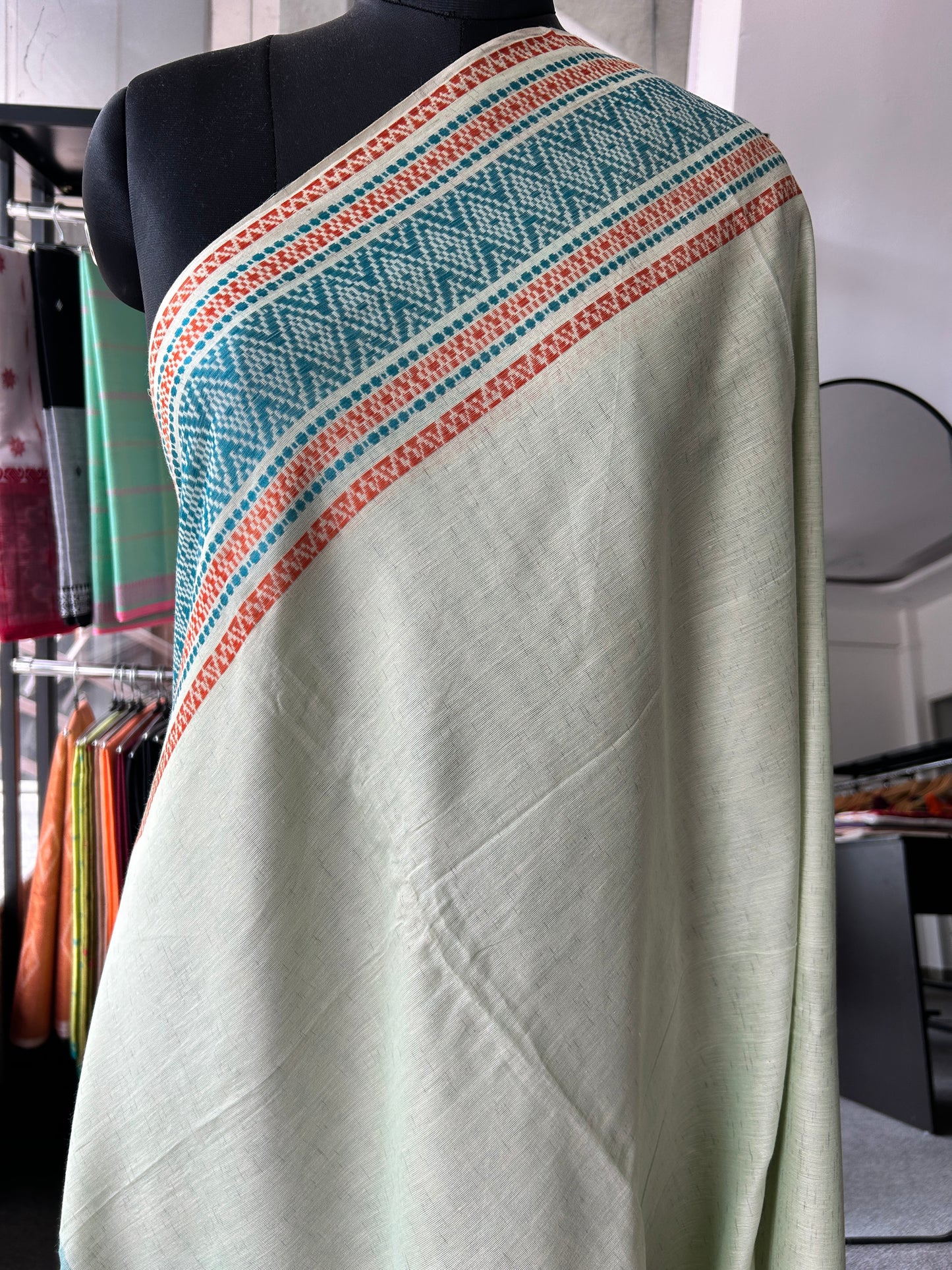 GREEN DHANIAKHALI SAREE