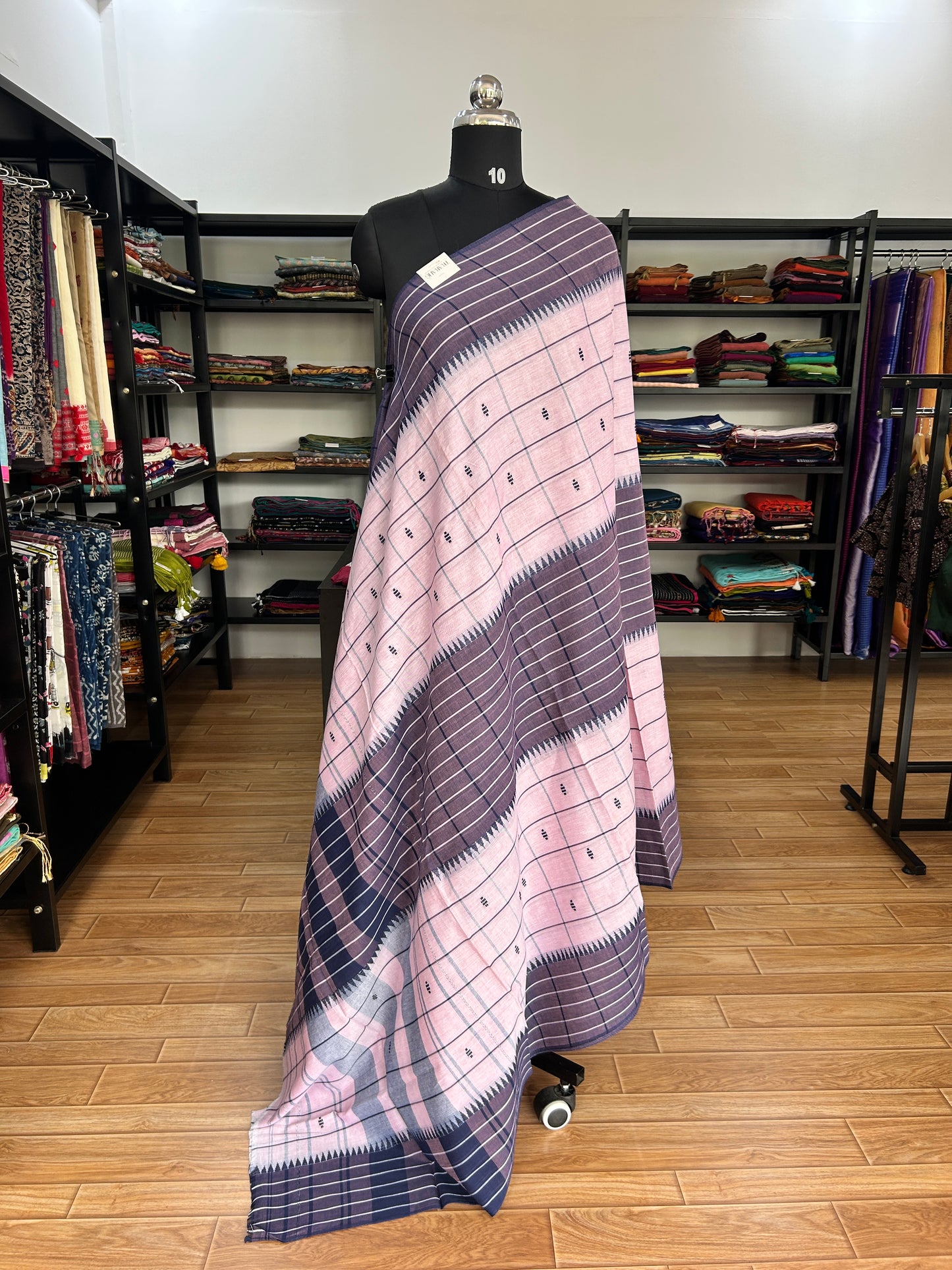 PINK DHANIAKHALI SAREE