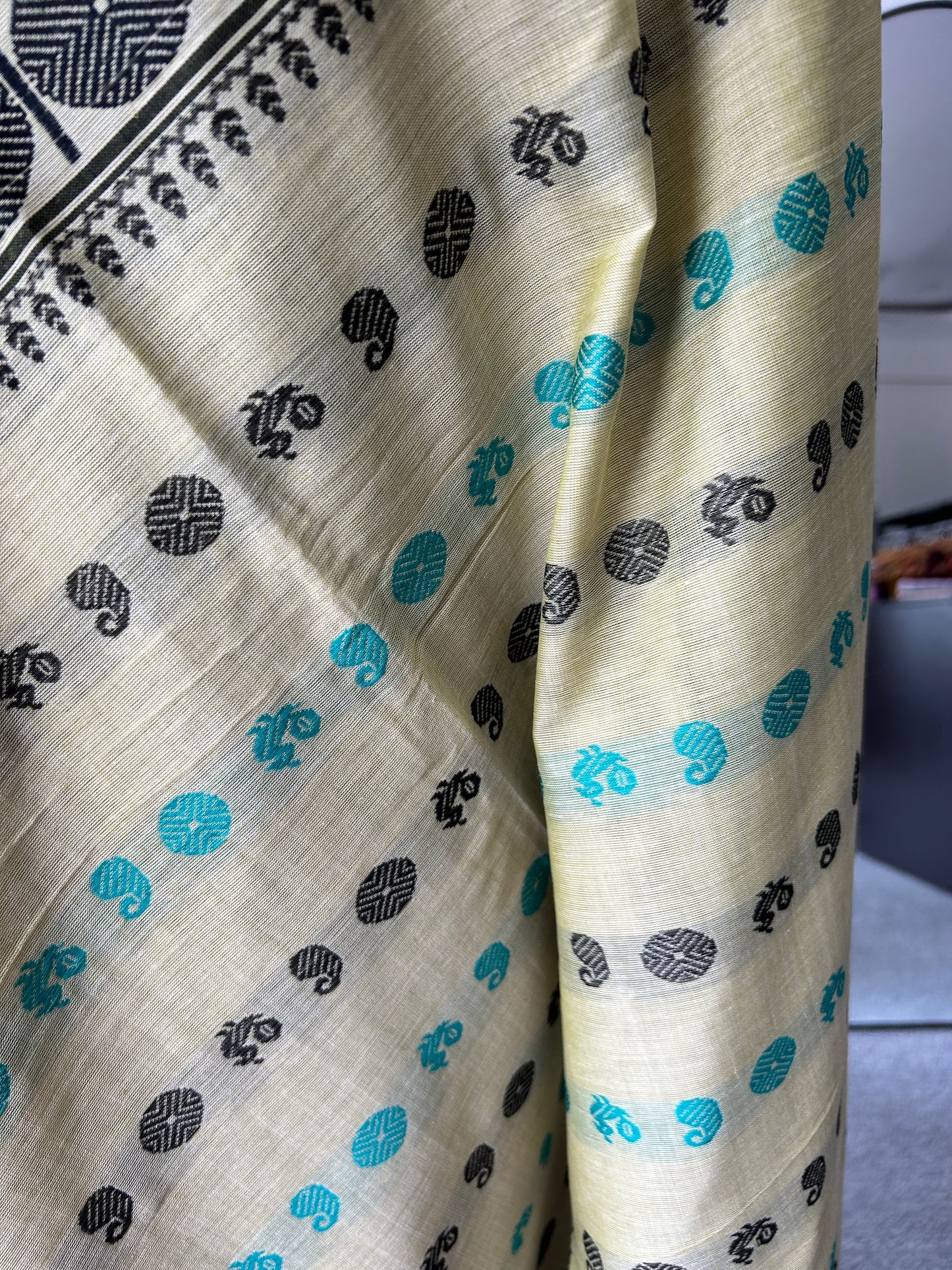 YELLOW DHANIAKHALI SAREE