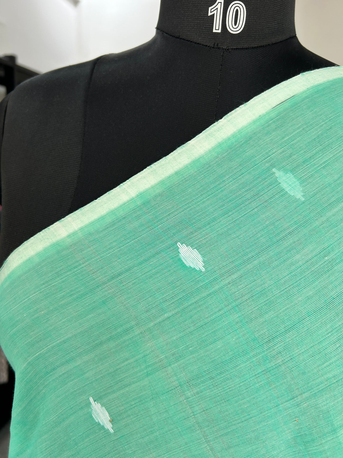GREEN JAMDANI SAREE