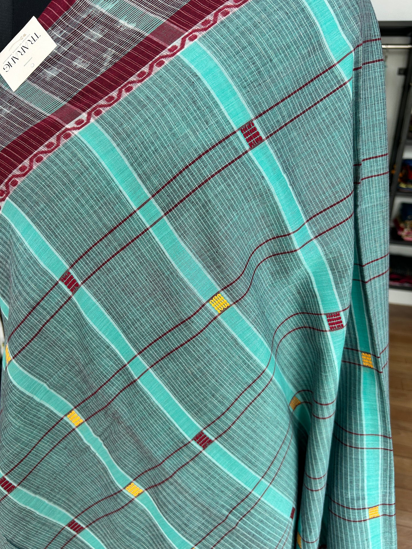 GREEN DHANIAKHALI SAREE