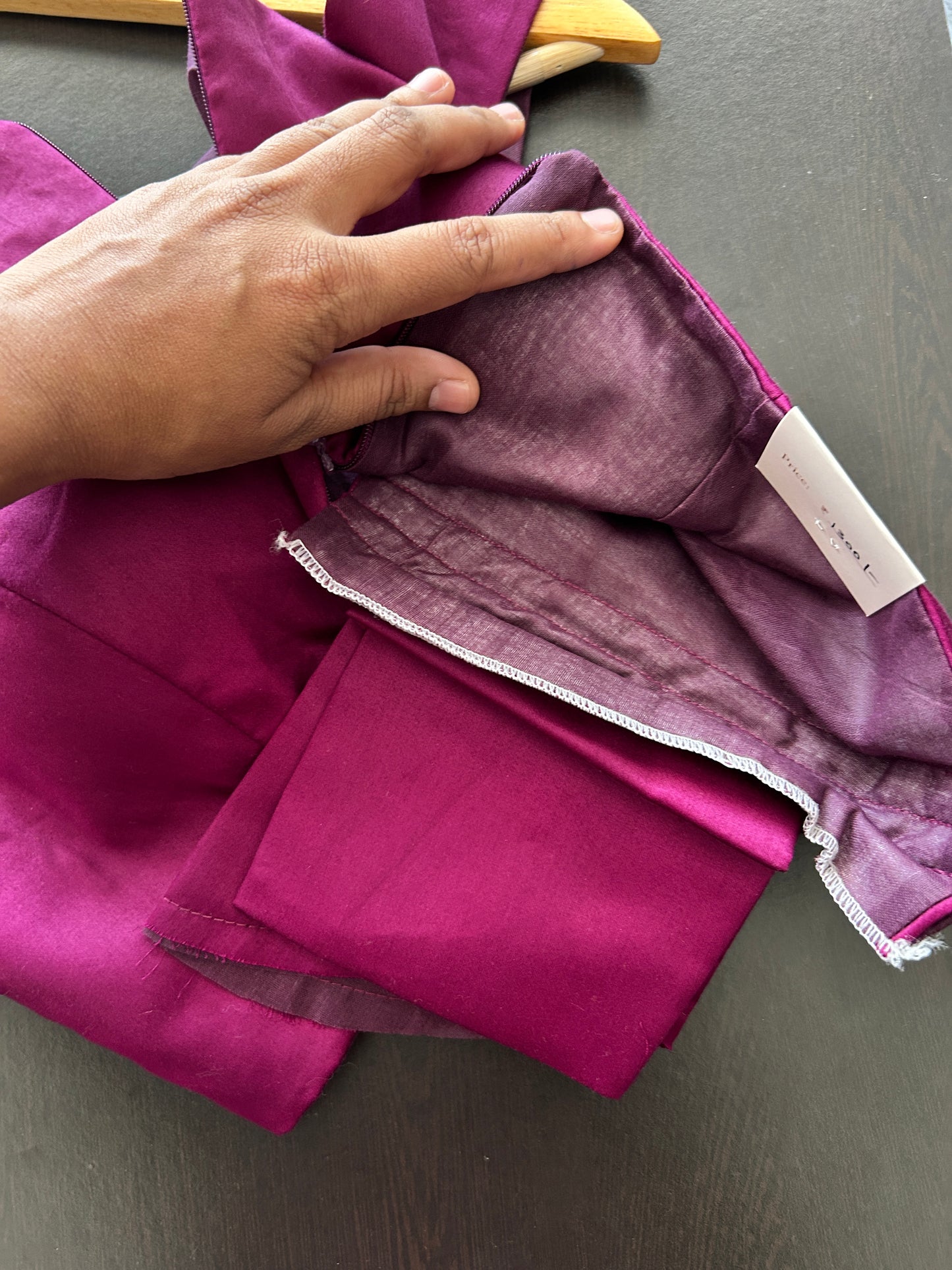 PURPLE BLOUSE