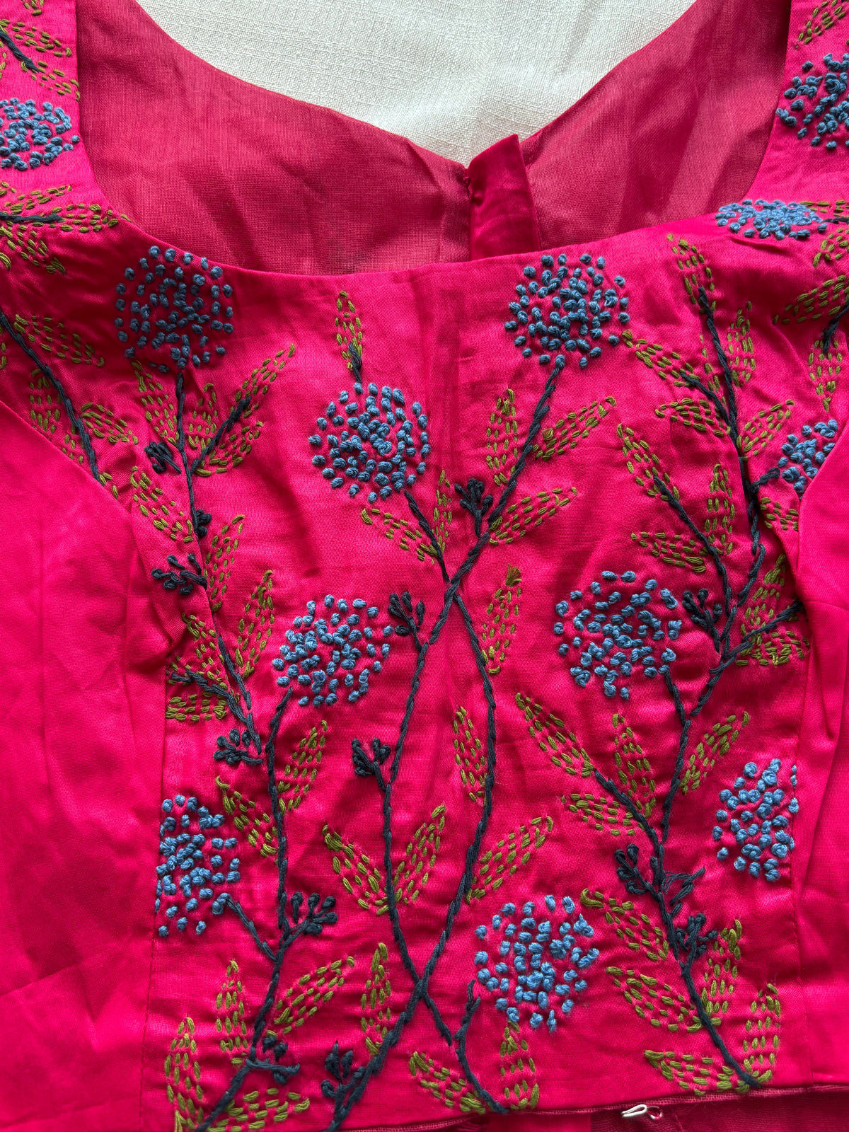 Pink Embroidered blouse