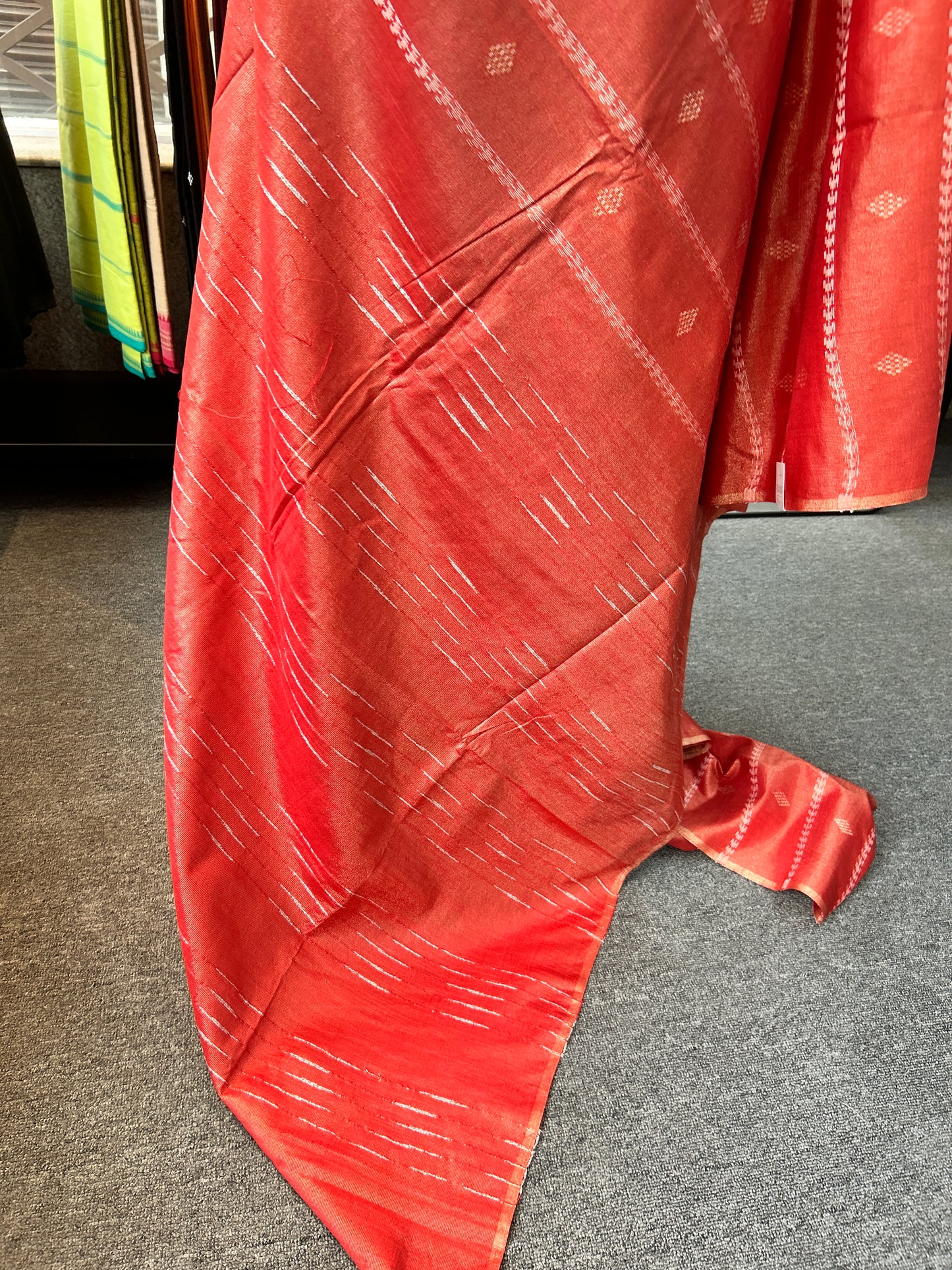 ORANGE TISSUE SAREE
