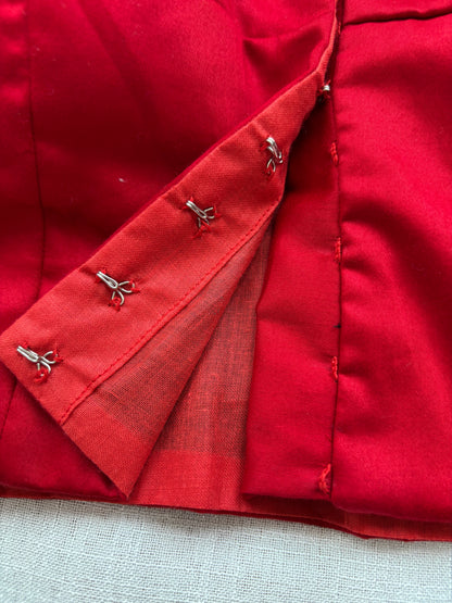RED COTTON BLOUSE