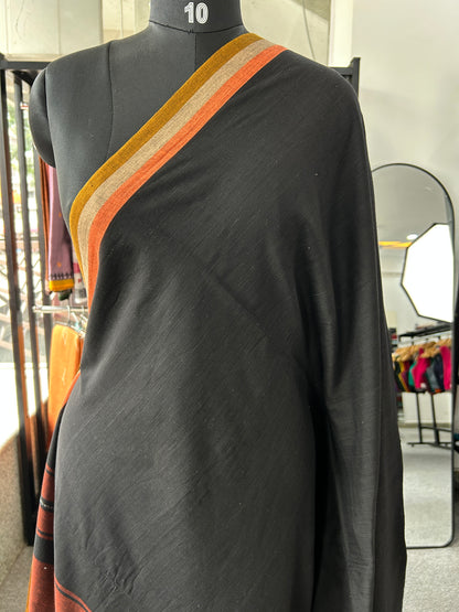 BLACK DHANIAKHALI SAREE