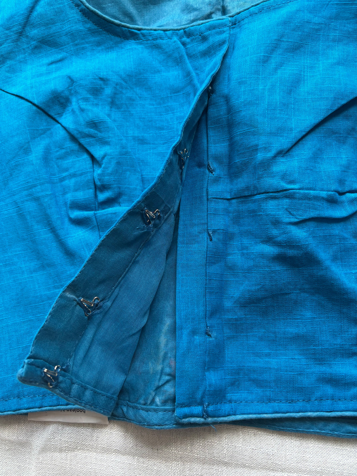 Blue Embroidered blouse