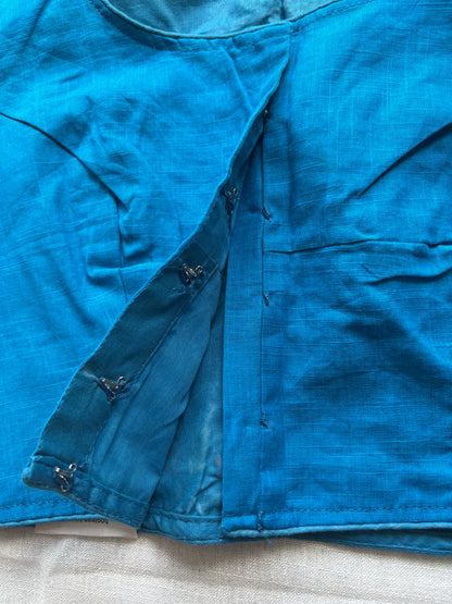 Blue Embroidered blouse