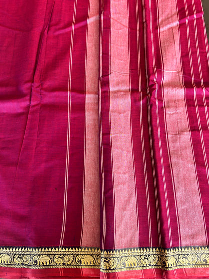 PINK NARAYANPET SAREE