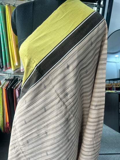 BROWN DHANIAKHALI SAREE