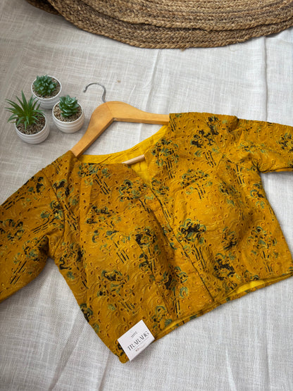YELLOW HAKOBA BLOUSE