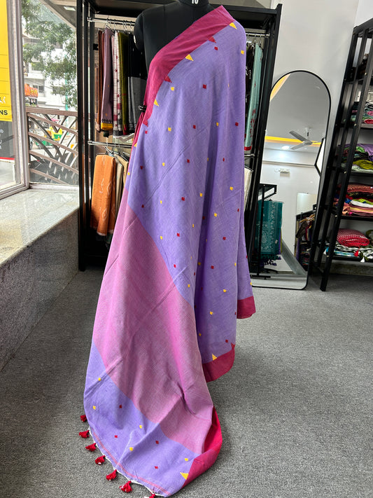 LAVENDER JAMDANI SAREE