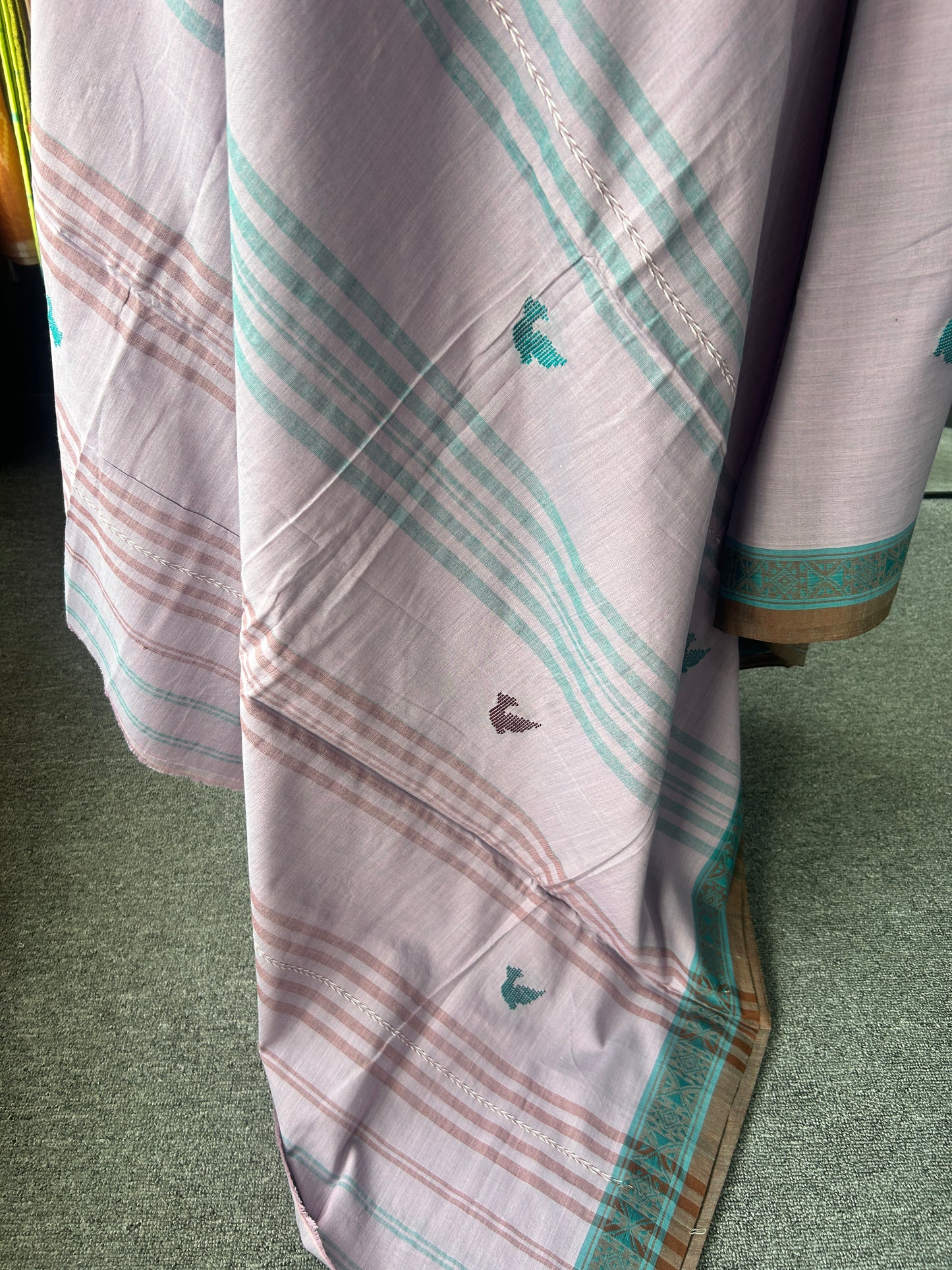 PINK DHANIAKHALI SAREE
