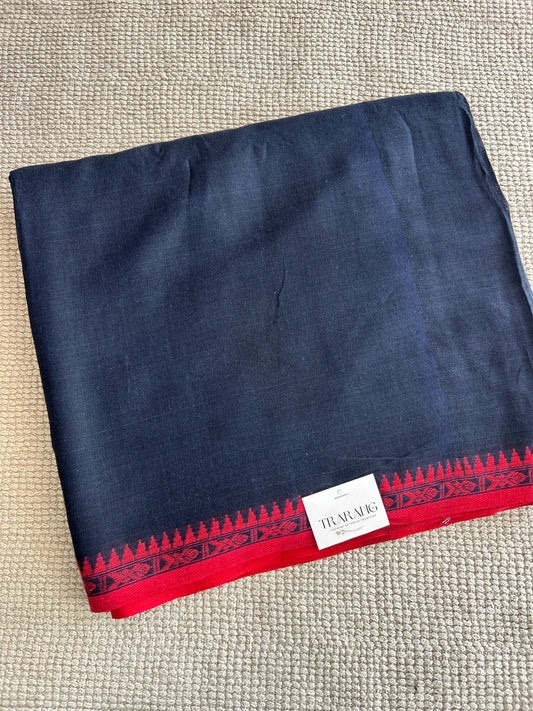 BLACK DHANIAKHALI SAREE