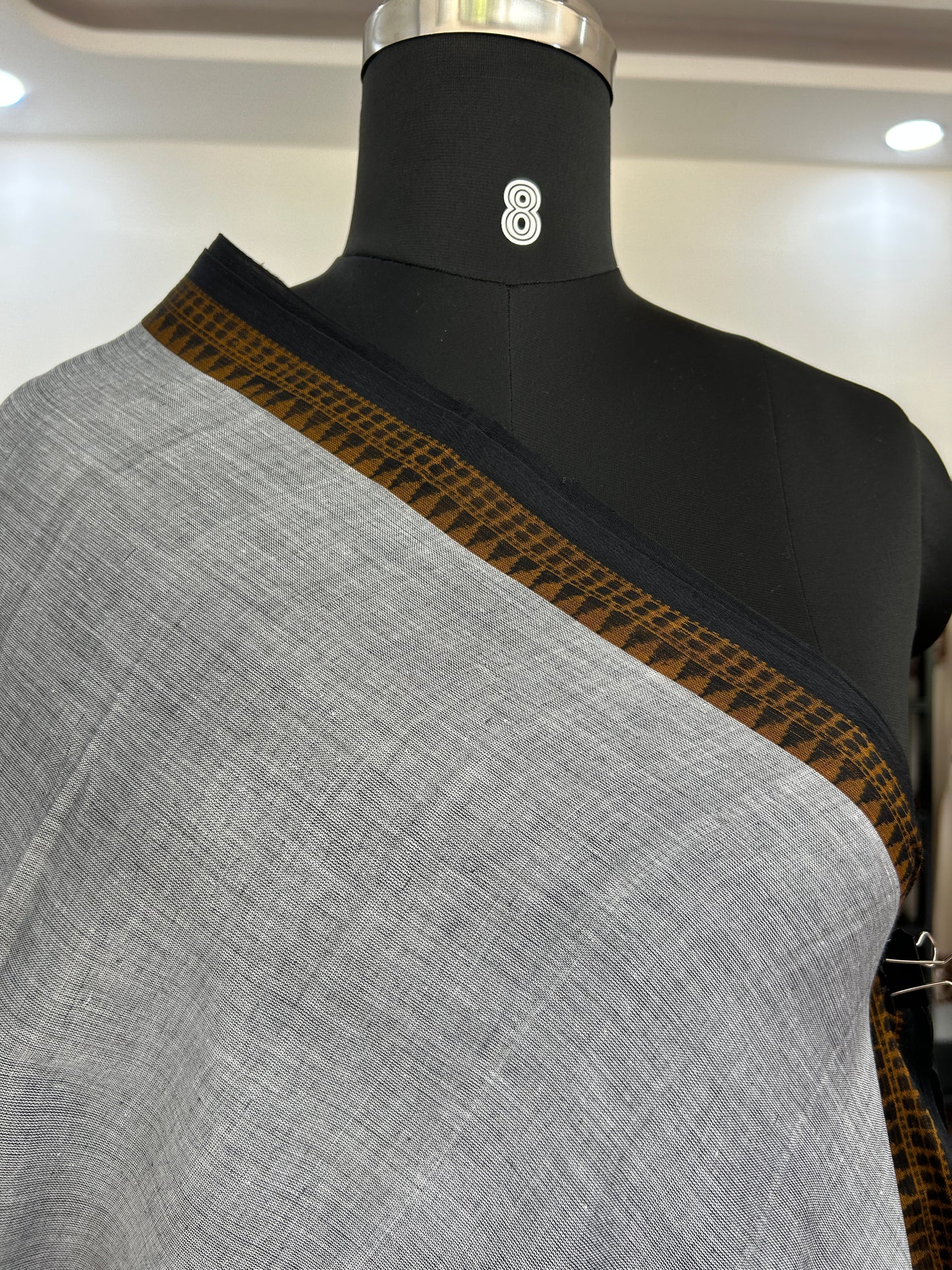GREY DHANIAKHALI SAREE