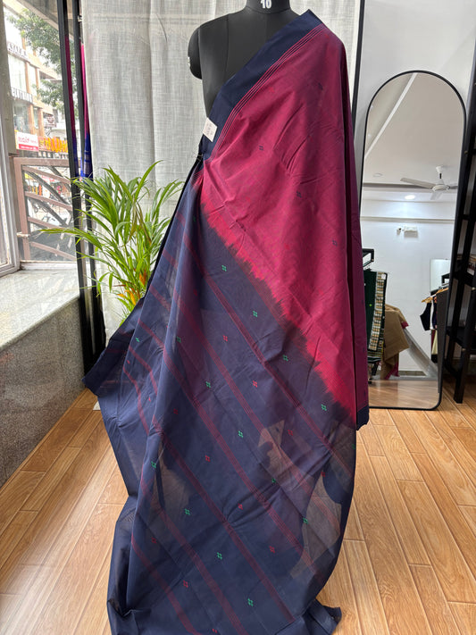 MAROON NEGAMAM COTTON