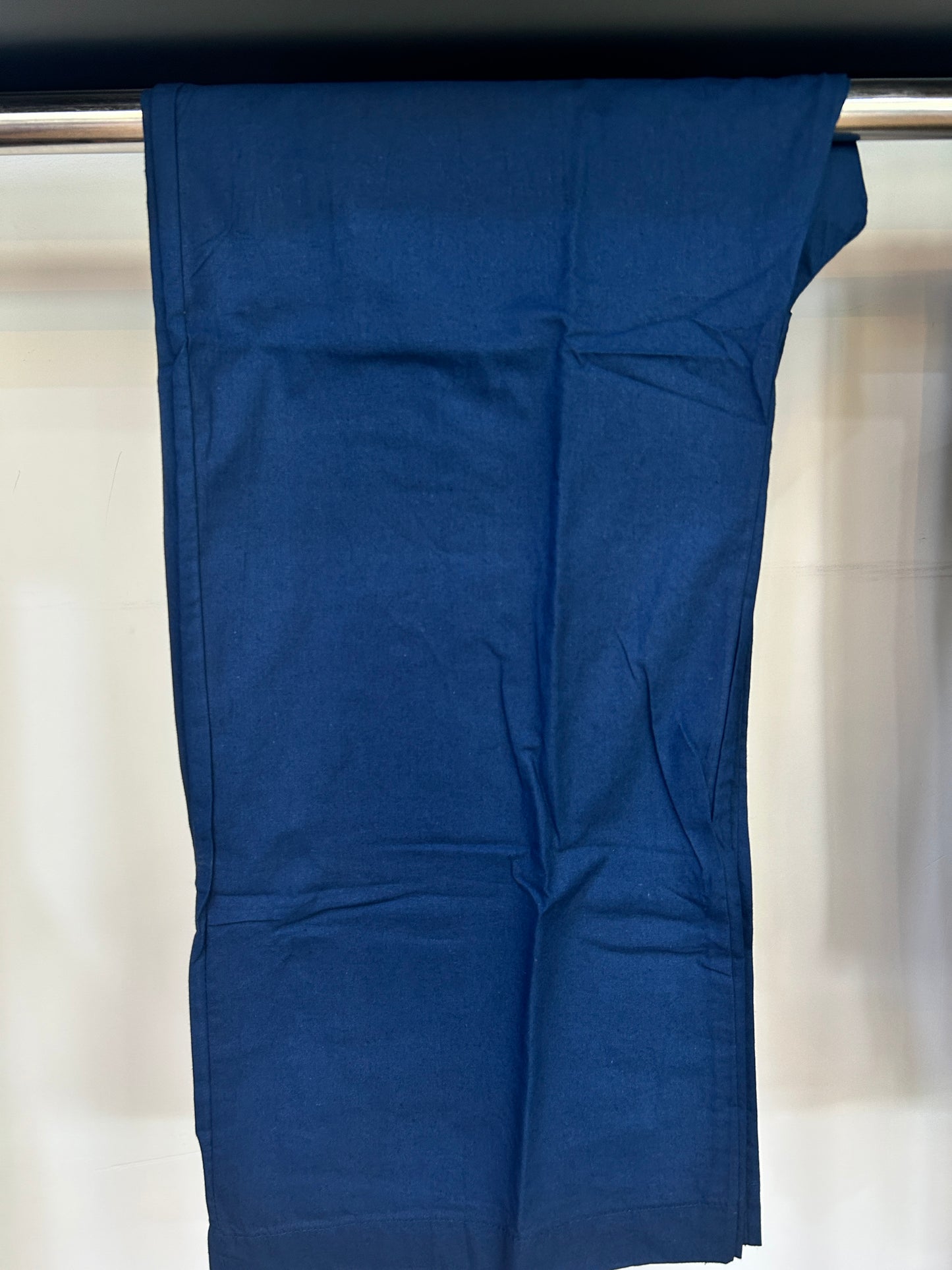 BLUE GAMTHI COTTON SUIT