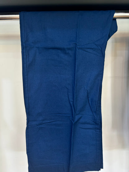 BLUE GAMTHI COTTON SUIT