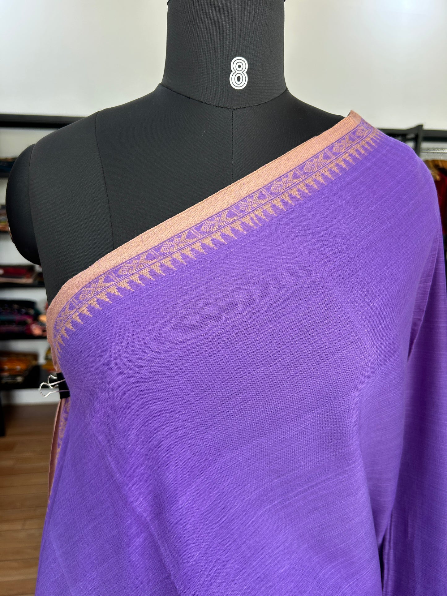 PURPLE DHANIAKHALI SAREE