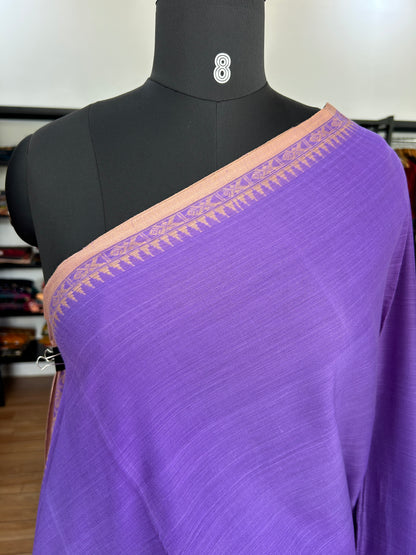 PURPLE DHANIAKHALI SAREE